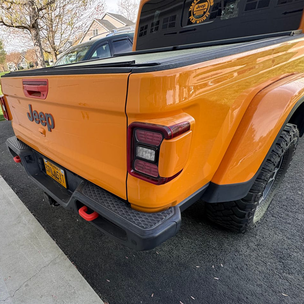 Mojave Orange Tail Lights LED Blind Spot Gladiator JT