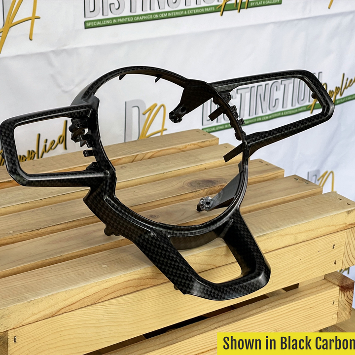 Steering Trim Custom OEM Painted Black Carbon Gloss Finish