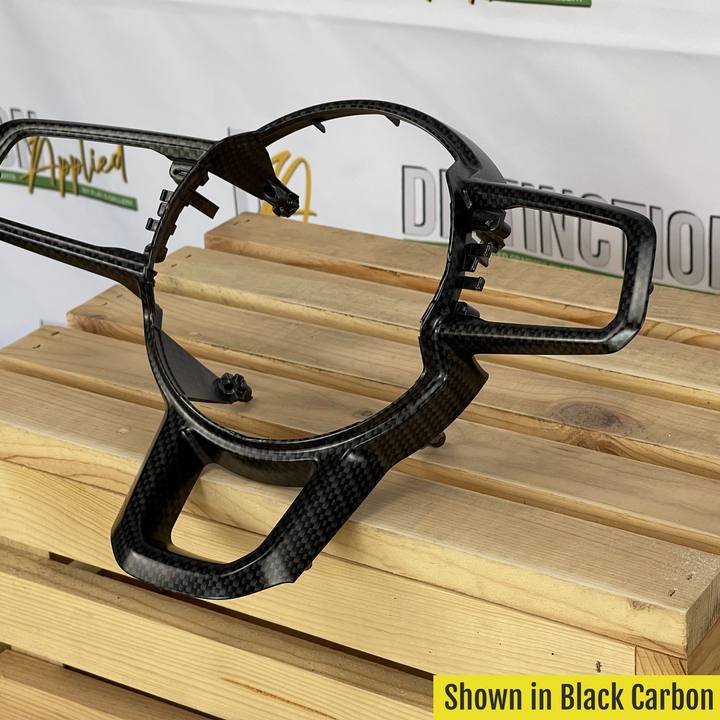 Steering Trim Custom Painted Black Standard Carbon Gloss Finish